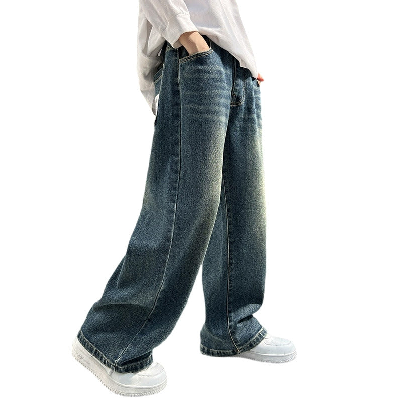 Herren weit geschnittene Denim-Hose Echo Archiv