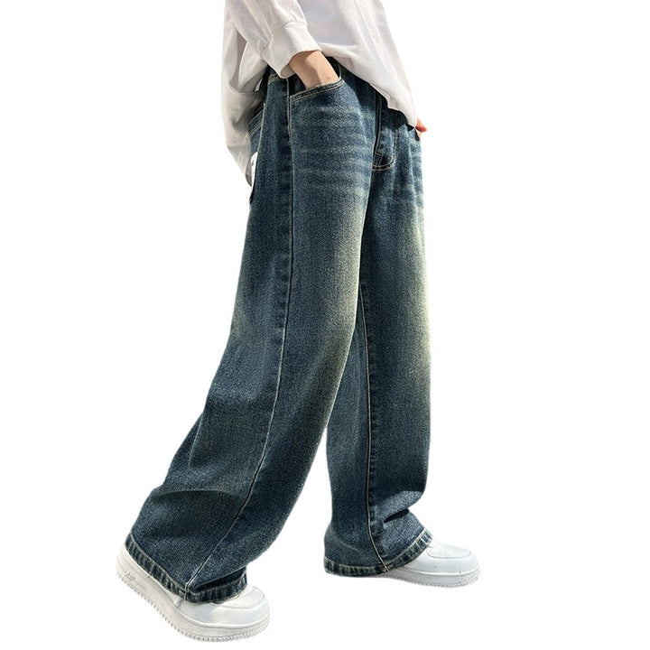 Herren weit geschnittene Denim-Hose Echo Archiv