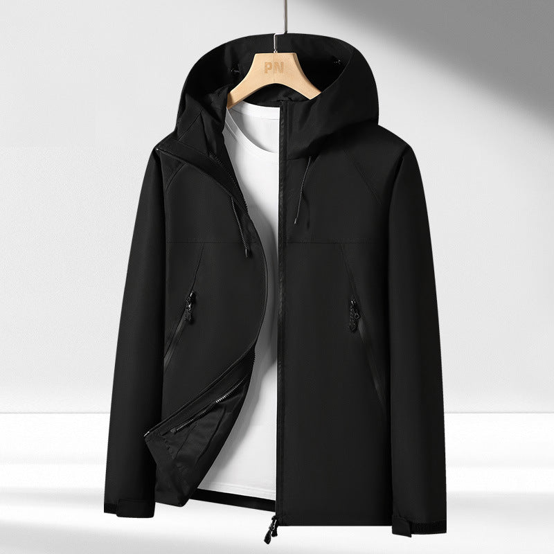 Herren Funktionsjacke mit atmungsaktiver Membran und praktischen Reißverschluss-Taschen Echoarchiv