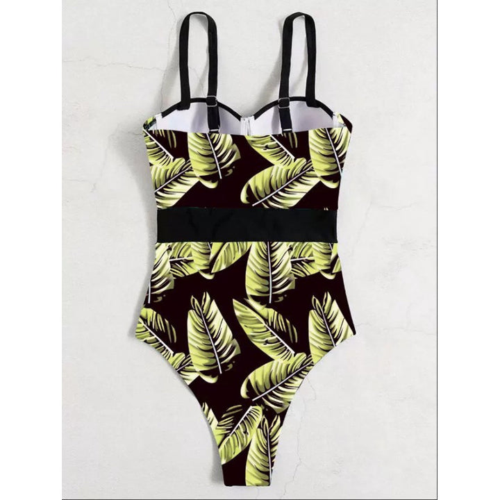 Damen Einteiler Badeanzug mit floralem Design und eleganter Silhouette Echo Archiv