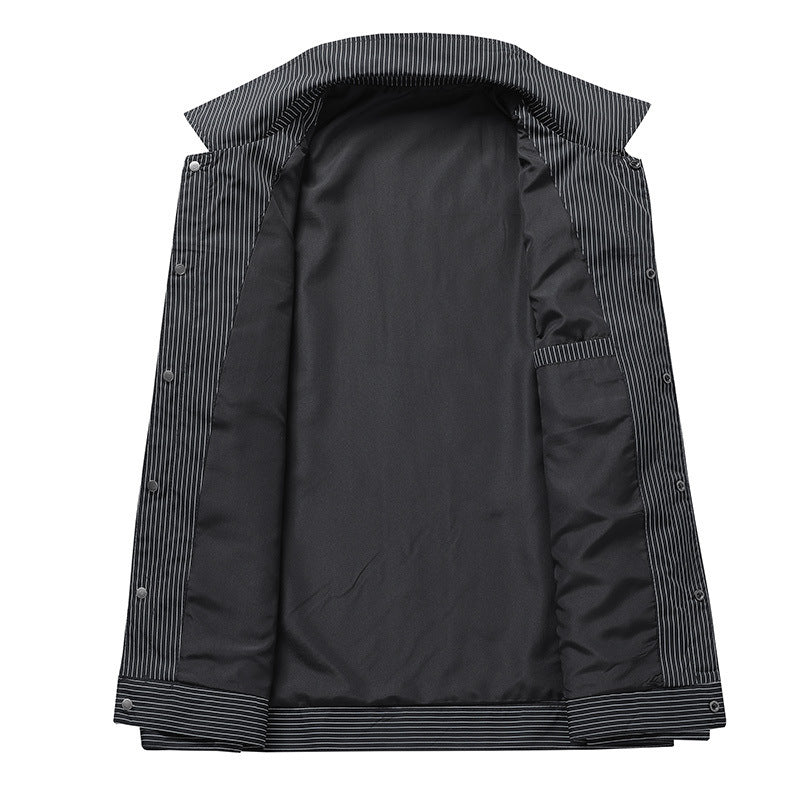Herren Modische Übergangsjacke mit Streifen Echo Archiv