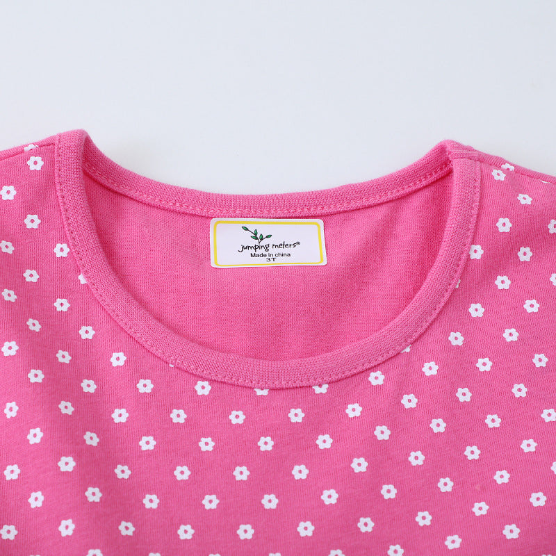 Mädchen Baumwollkleid mit niedlichem Giraffenmuster Echo Archiv