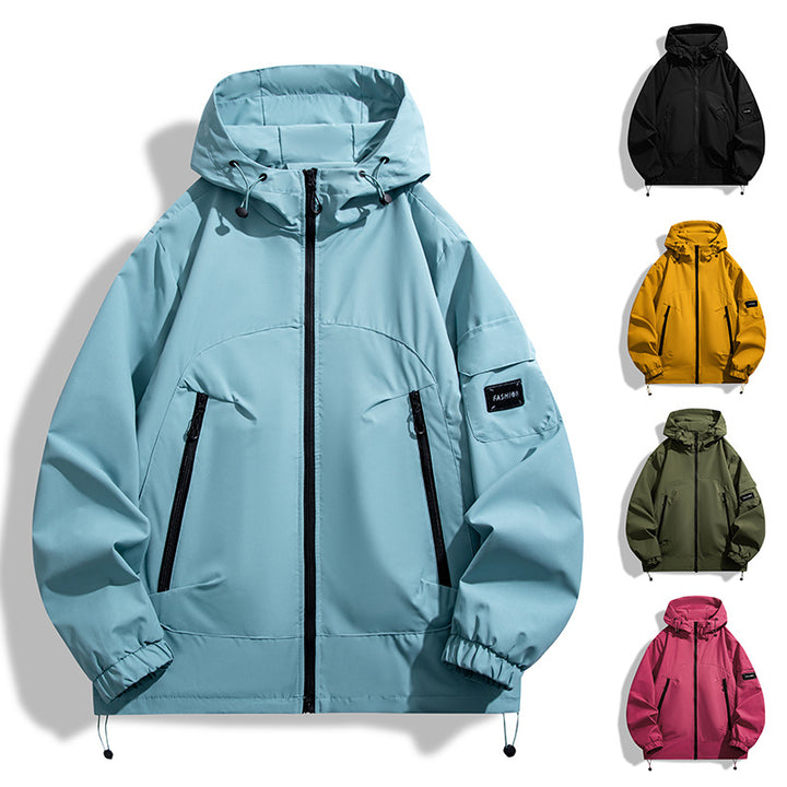 Herren Moderner Allwetter-Hoodie mit Wind- und Wasserabweisender Membran Echo Archiv