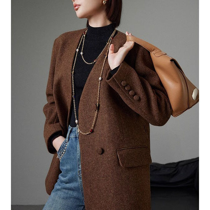 Damen Eleganter oversized Blazer Echoarchiv