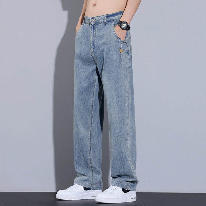 Herren weite Denim-Hose Echoarchiv