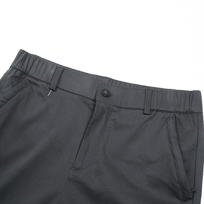 Herren modische Chino-Hose mit elastischem Bund und Seitentaschen Echoarchiv