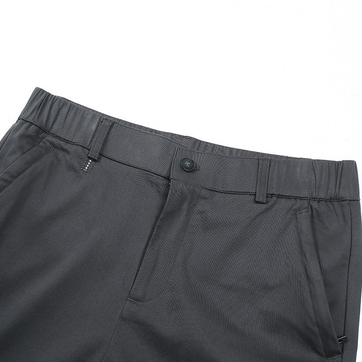 Herren modische Chino-Hose mit elastischem Bund und Seitentaschen Echoarchiv