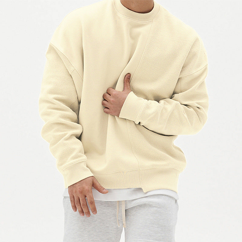 Herren Lässiger Oversized Sweatshirt Echoarchiv