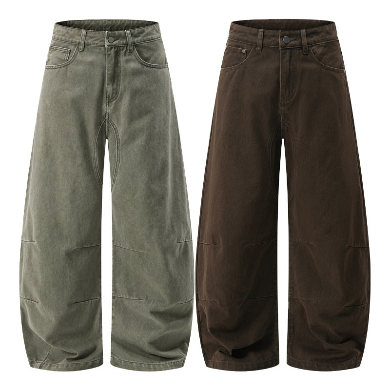 Herren Ultraweite Baggy-Hose mit markanter Schrittpasse und verstärkten Kniepanelen Echo Archiv