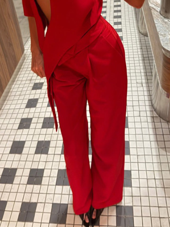Damen Ärmellose Longline-Weste mit schulterbetonter Silhouette Echoarchiv