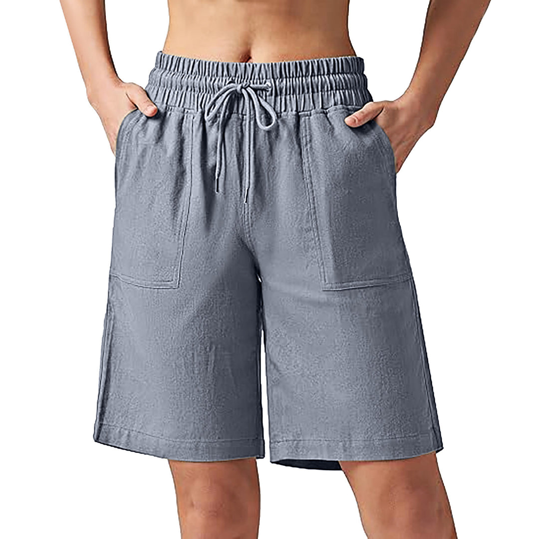 Damen lässige Freizeithose mit elastischem Bund und praktischen Taschen Echo Archiv
