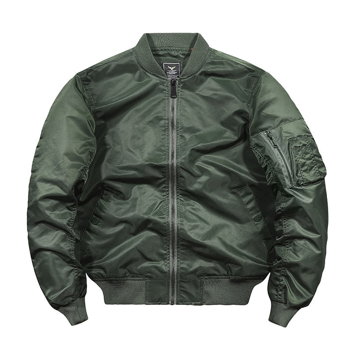 Herren Camouflage-Bomberjacke im Fliegerstil mit Mehrfach-Taschen und Strickbündchen Echoarchiv