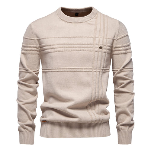 Herren Strickpullover mit modernem Strukturdesign und Komfortpassform Echoarchiv