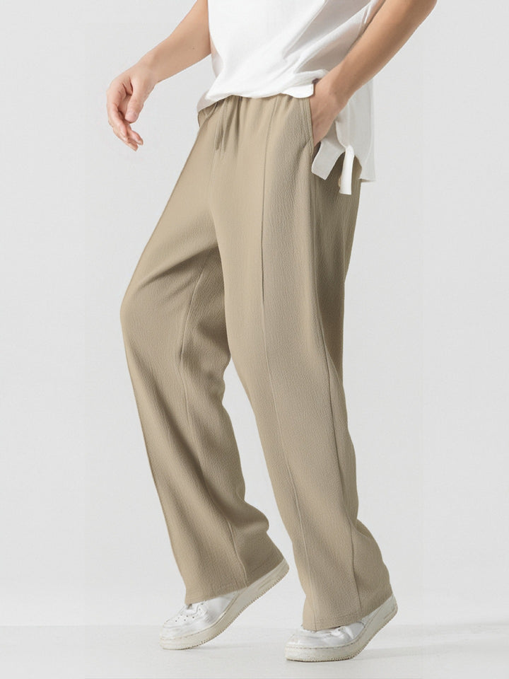 Herren Elegante, weite Freizeithose aus atmungsaktivem Gewebe Echoarchiv