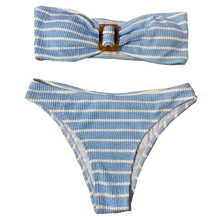 Damen Bandeau-Bikini-Set mit elegantem Schleifendetail Echo Archiv