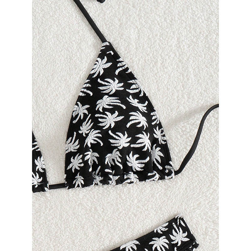 Damen Triangel-Bikini mit floralem Palma-Design Echo Archiv