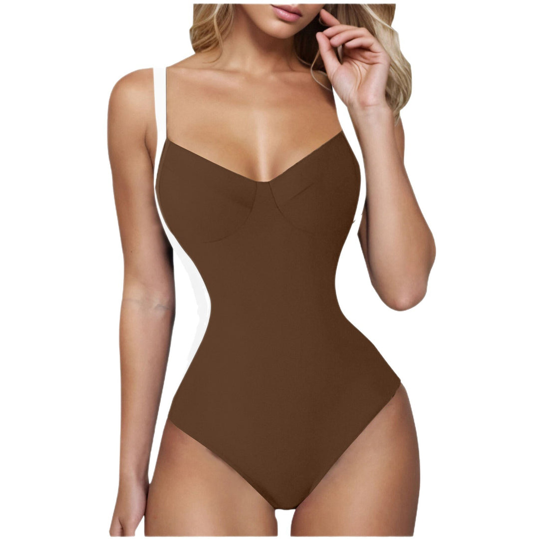 Damen eleganter Badeanzug mit wohltuendem V-Ausschnitt Echo Archiv