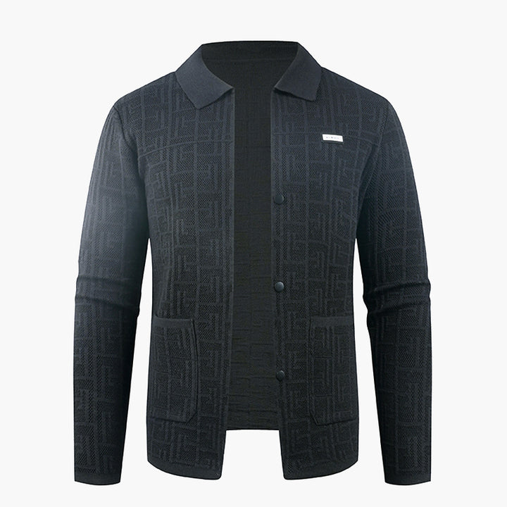 Herren modische Strickjacke mit einzigartigem Muster Echoarchiv