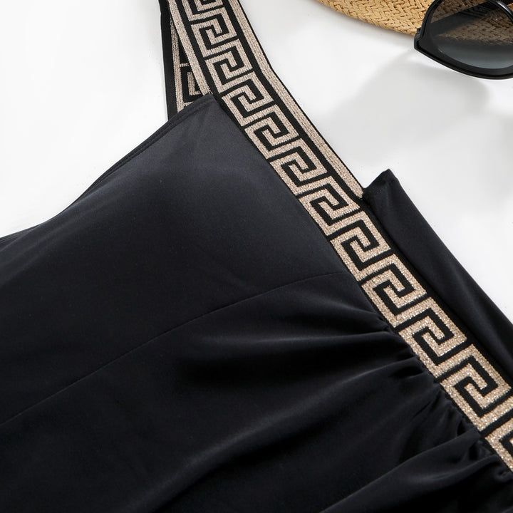 Damen Hochtaillierter Badeanzug mit eleganten Design-Details Echo Archiv