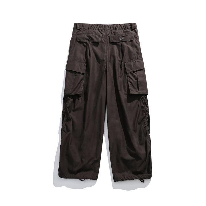 Damen Weite Cargo‑Culotte mit elastischem Tunnelzugbund und Saumkordel Echoarchiv