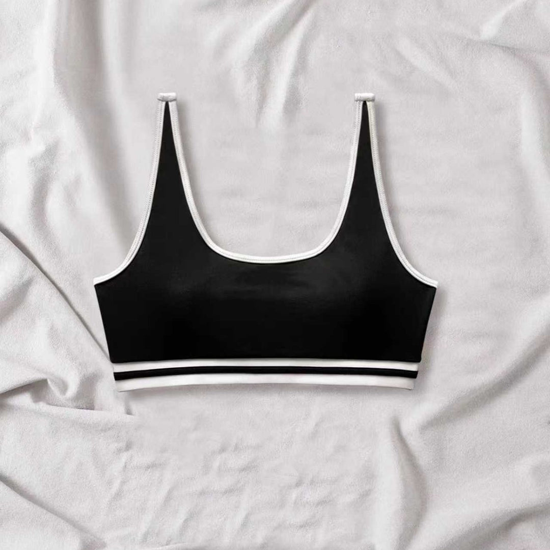 Damen Sportliches Bikini-Set mit elastischen Trägern und Kontrastbündchen Echo Archiv
