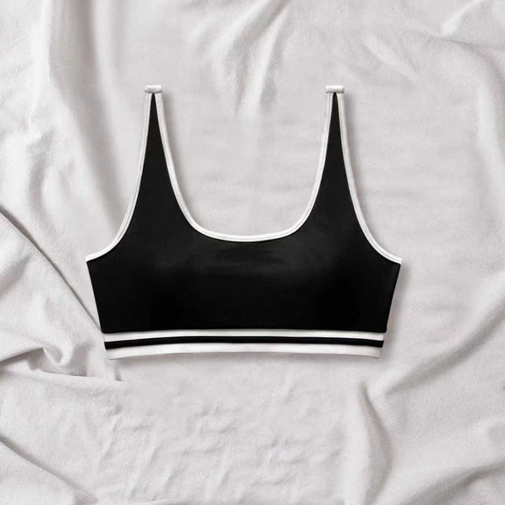 Damen Sportliches Bikini-Set mit elastischen Trägern und Kontrastbündchen Echo Archiv