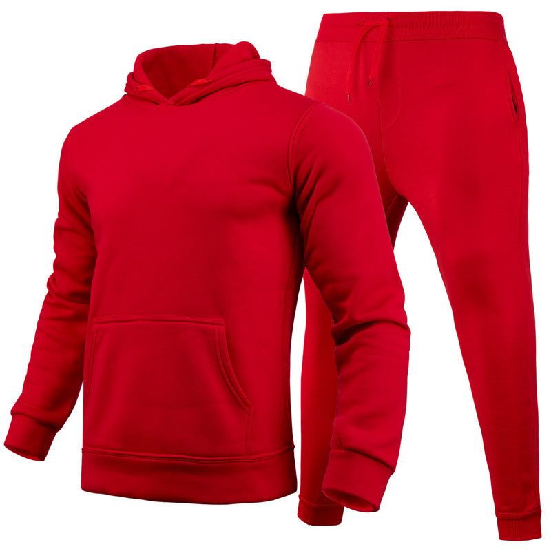 Herren Sportliches Sweatshirt- und Jogginghose-Set Echoarchiv