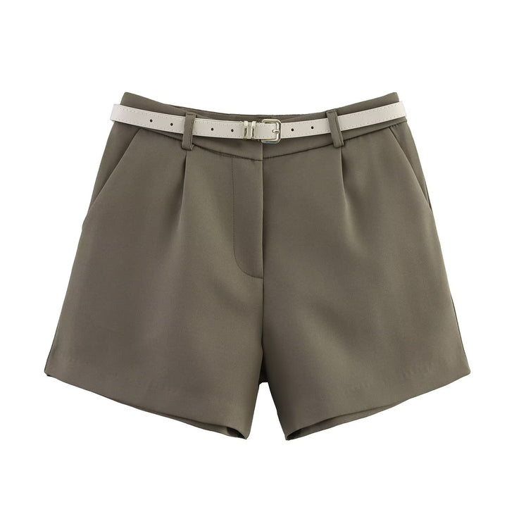 Damen elegante Shorts mit praktischem Gürtel Echo Archiv
