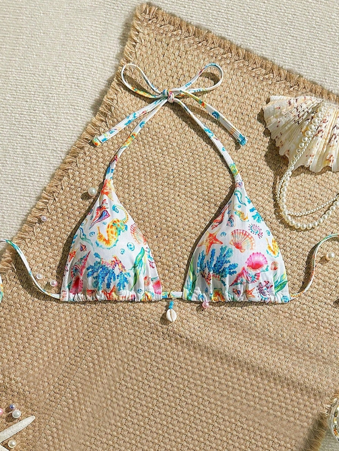 Damen Triangel-Bikini mit Muschel-Details Echo Archiv