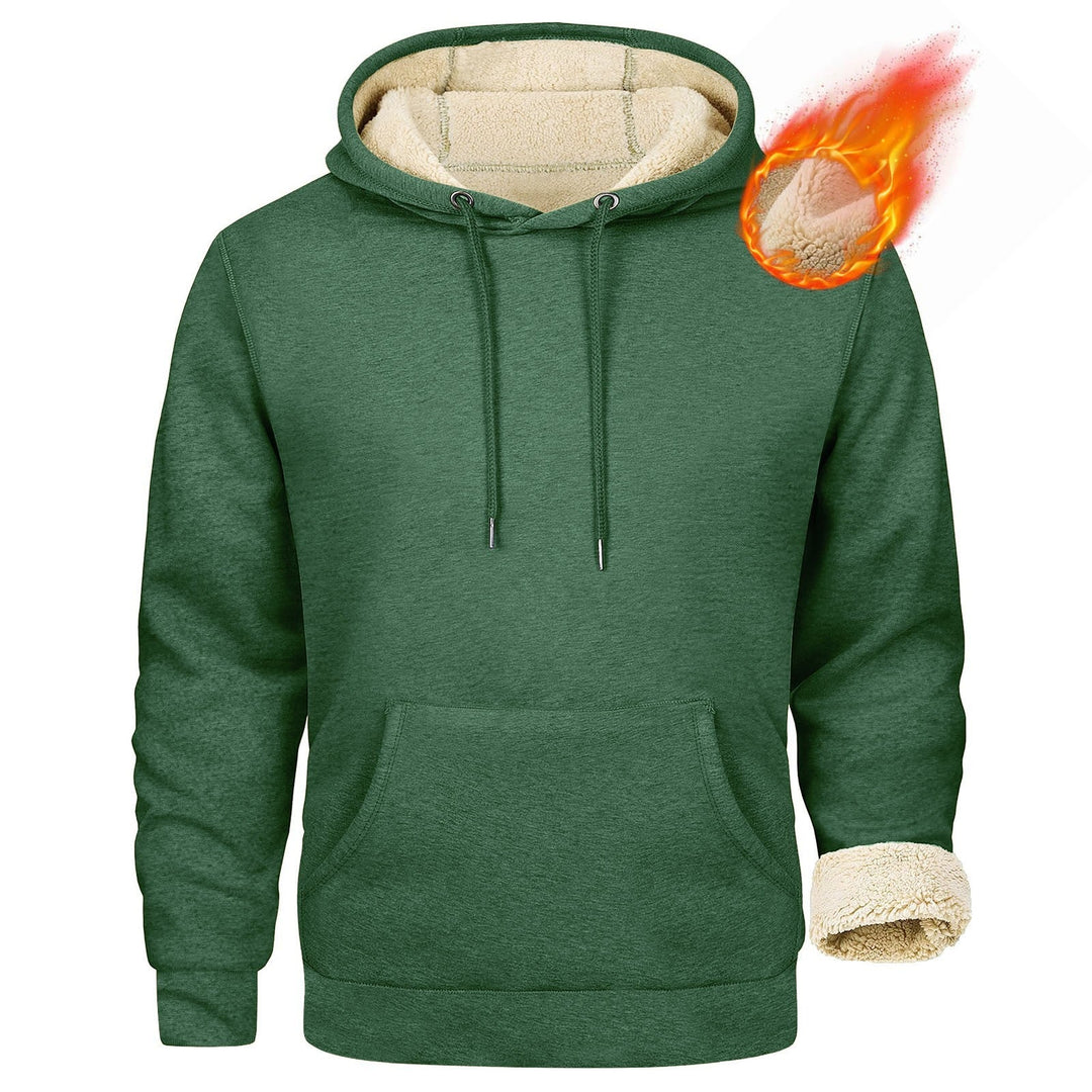 Herren Fleece-Kapuzenpullover mit innenliegendem Kuschelfutter Echoarchiv