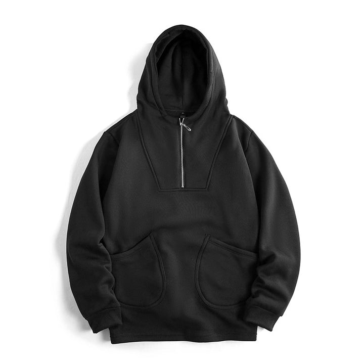 Herren Kapuzenpullover mit innovativem Reißverschluss und komfortabler Passform Echoarchiv