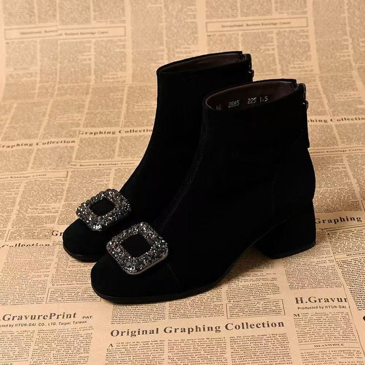Damen Elegante Stiefeletten mit Schmuckdetails Echo Archiv