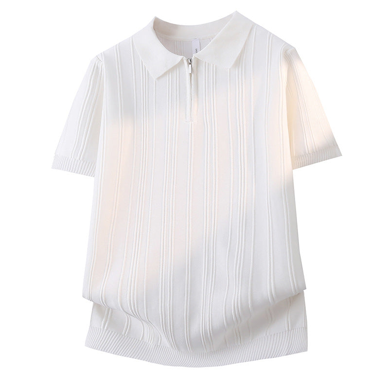 Damen Modisches Poloshirt mit Reißverschluss Echo Archiv