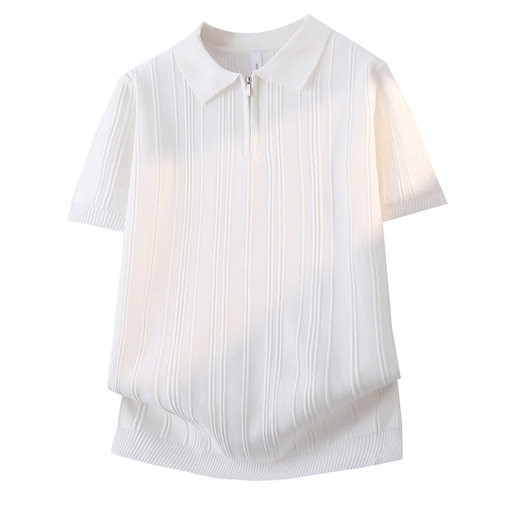 Damen Modisches Poloshirt mit Reißverschluss Echo Archiv