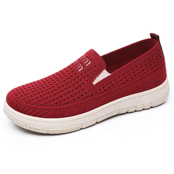Damen Atmungsaktive Freizeit Slip-On Sneakers mit elastischem Obermaterial Echo Archiv