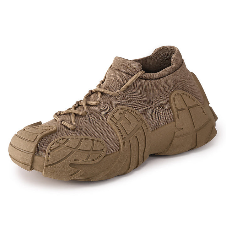 Herren nan robuster taktischer Sneaker mit nahtlosem Strickschaft, stoßdämpfender EVA-Zwischensohle und profiliertem Schutzoverlay Echo Archiv