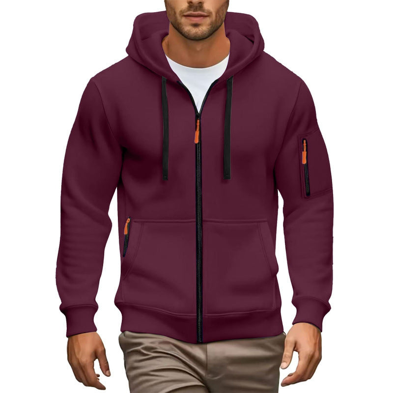 Herren Hochwertiger Zip-Hoodie Echoarchiv