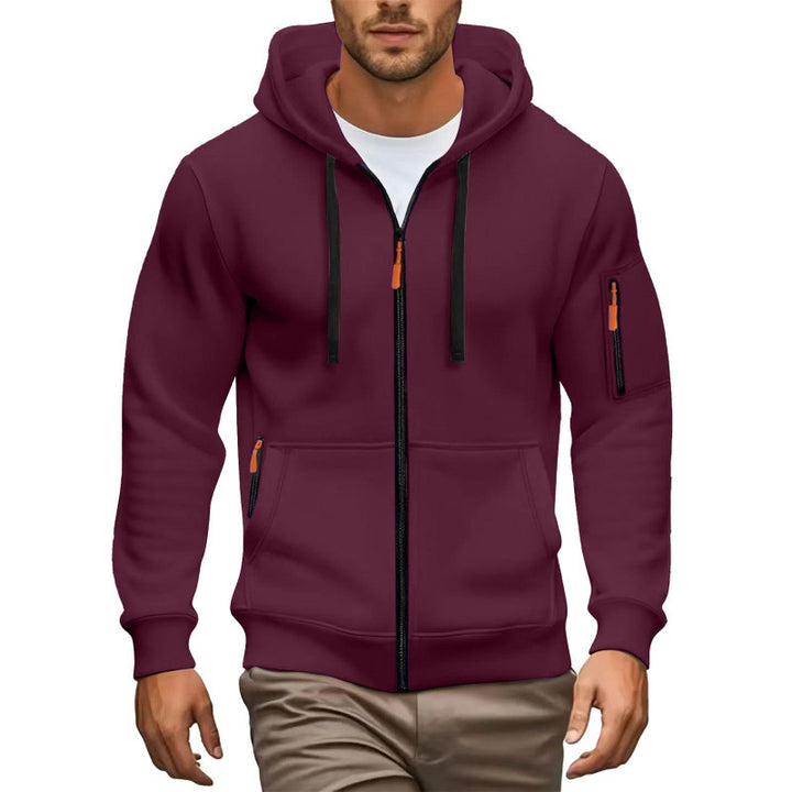 Herren Hochwertiger Zip-Hoodie Echoarchiv