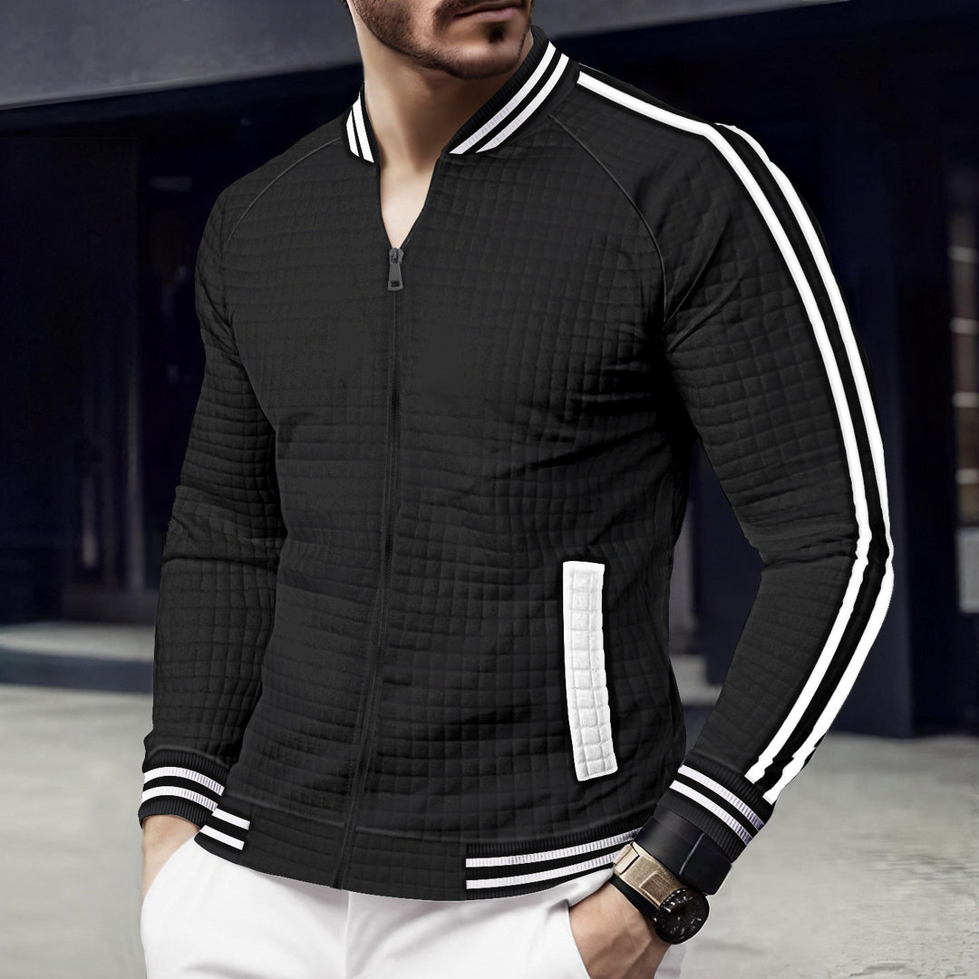 Herren Steppjacke mit sportlichen Streifen Echoarchiv