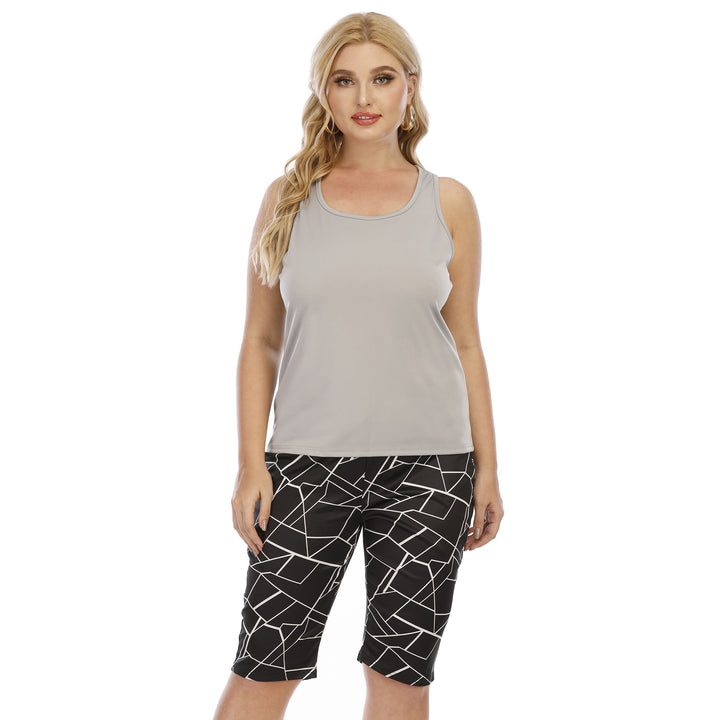 Damen Sportliche Leggings mit geometrischem Muster Echo Archiv