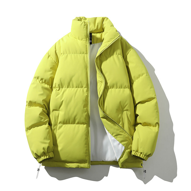 Herren isolierte Pufferjacke mit hohem Kragen und eleganter Passform Echoarchiv