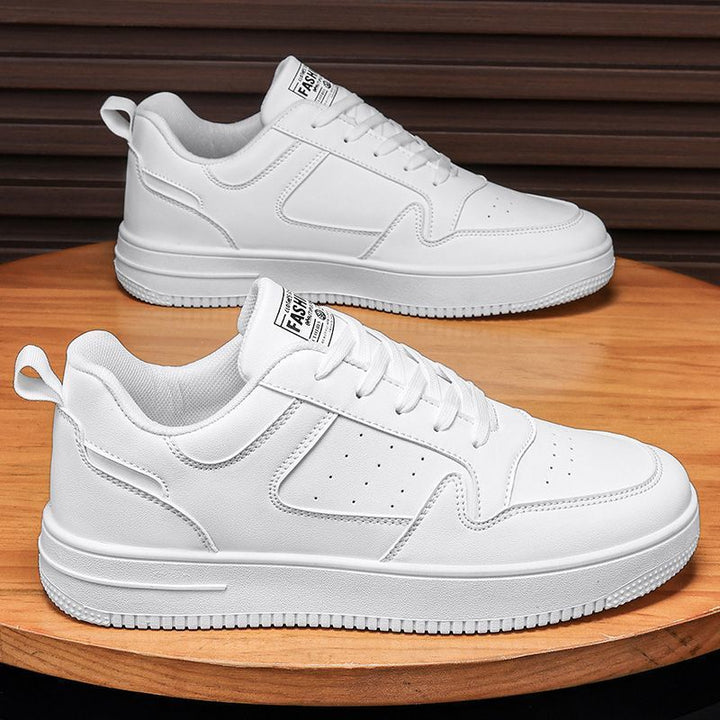 Damen Sportliche Leder Sneakers mit gepolsterter Innensohle Echo Archiv