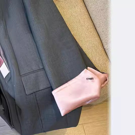 Damen Oversize-Blazer mit Relaxed-Silhouette, zwei Knöpfen & Satin-Innenverarbeitung Echo Archiv