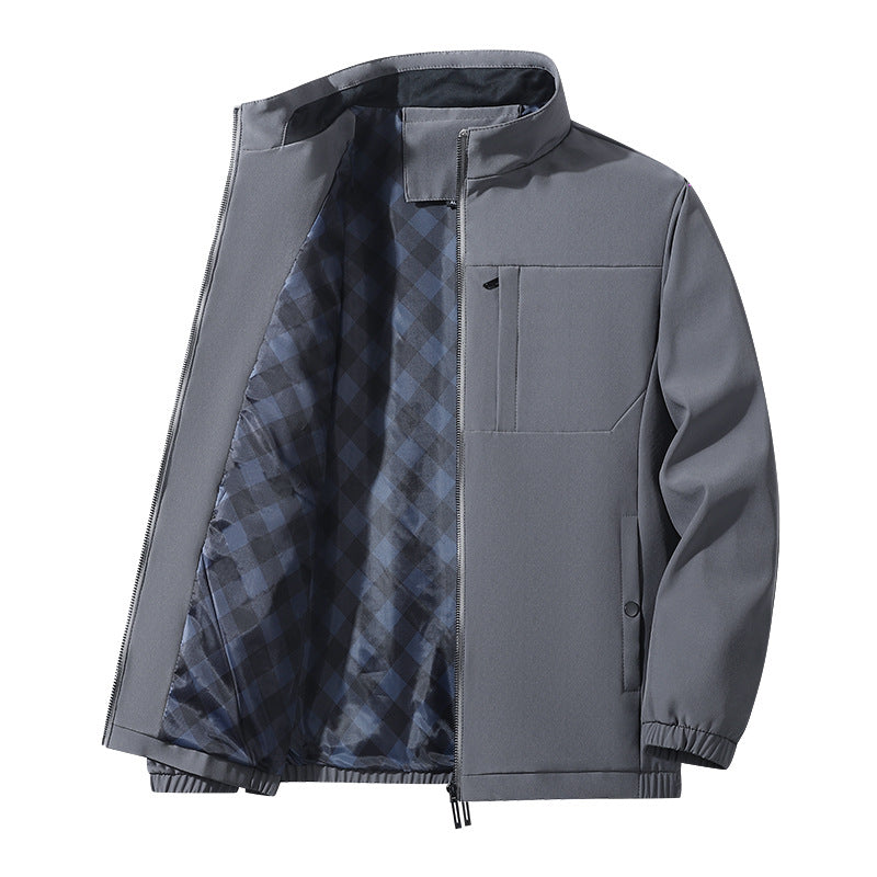 Herren Atmungsaktive Softshell-Jacke mit hohen Kragen Echo Archiv