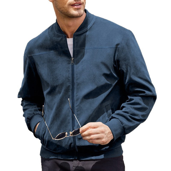 Herren Bomberjacke aus weichem Kunstleder Echoarchiv