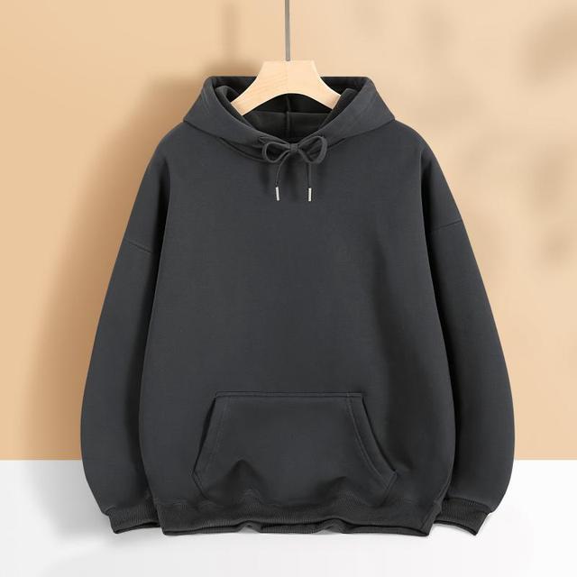 Damen oversized Kapuzenpulloverkleid mit Kängurutasche, verlängerter Silhouette und weichem French-Terry – Auréline