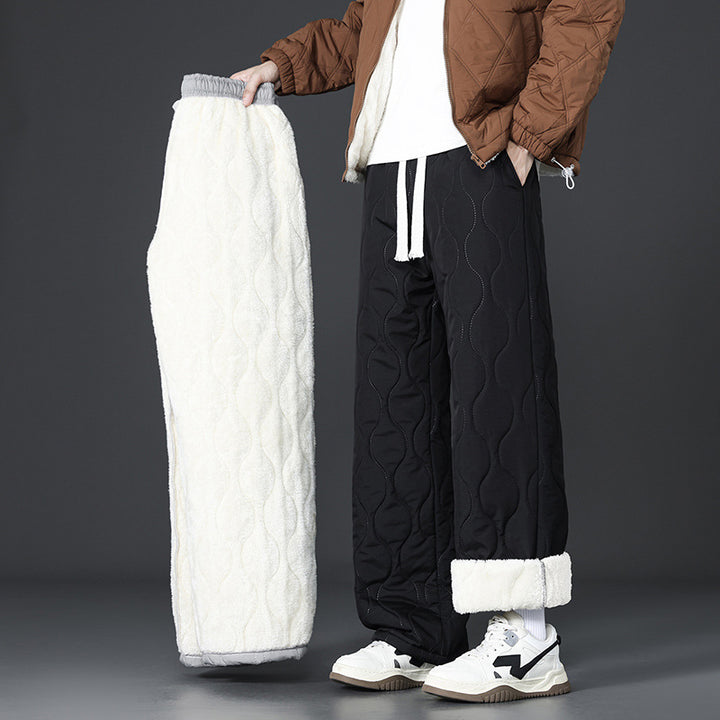 Herren Gemütliche Fleece-Jogginghose mit Innenfutter
