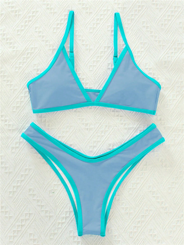 Damen Triangel-Bikini mit eleganter Naht und sportlichem Schnitt Echo Archiv