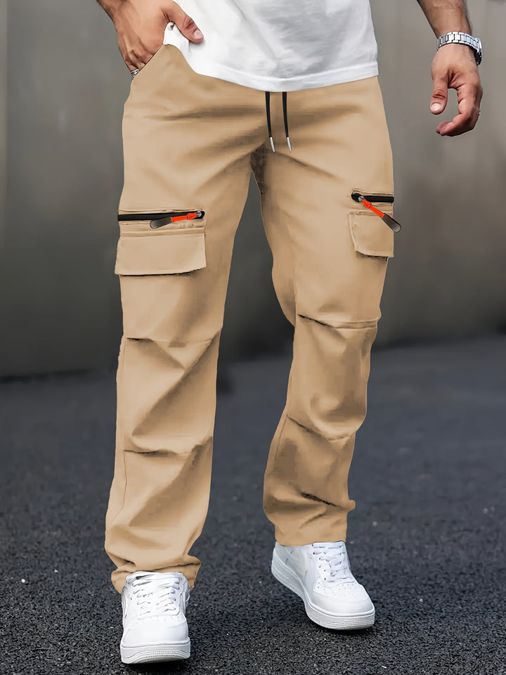 Herren Cargo-Jogginghose mit Zipper‑Utility‑Taschen Echo Archiv