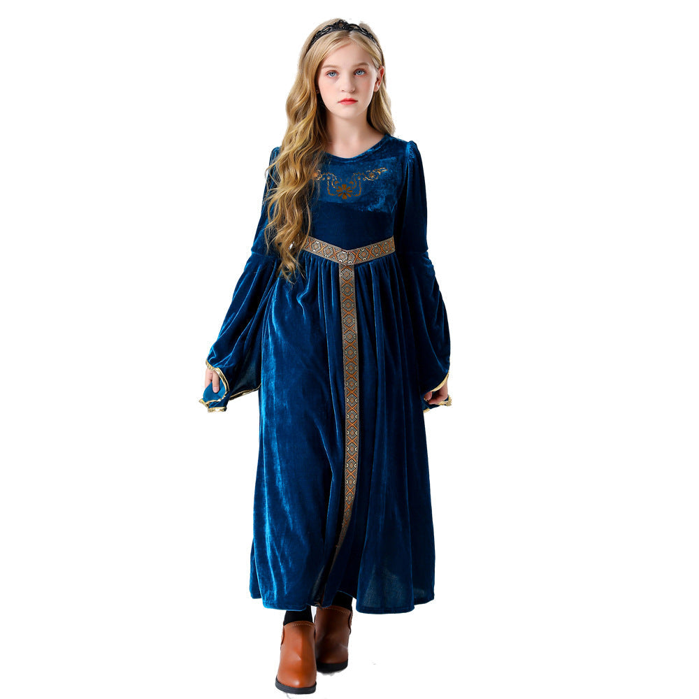 Mädchen Märchen Samtkleid mit eleganten Details Echo Archiv